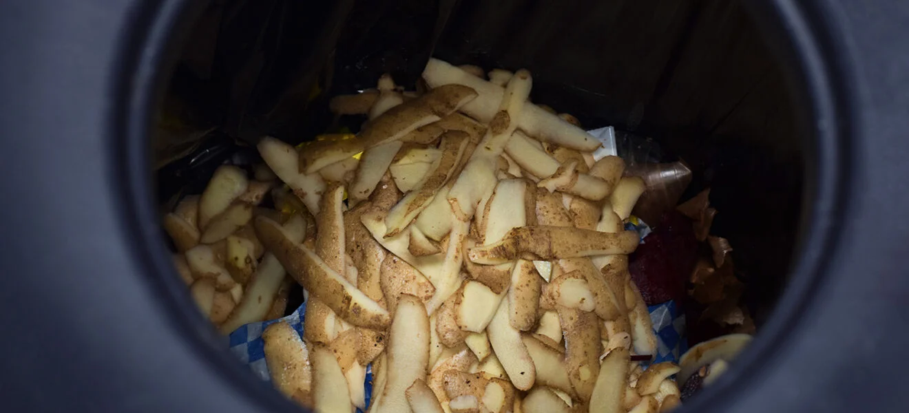 Bioabfall in der braunen Tonne