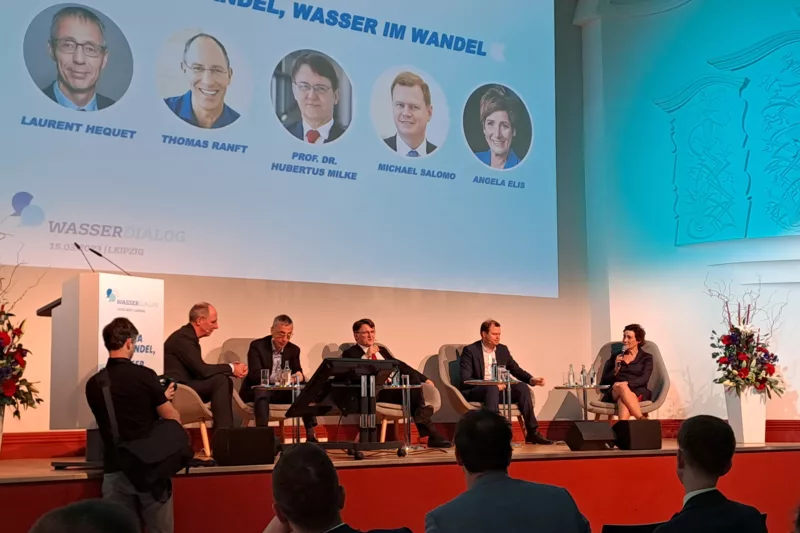 WasserDialog in Leipzig: Vortragende diskutieren über Wasserversorgung der Zukunft