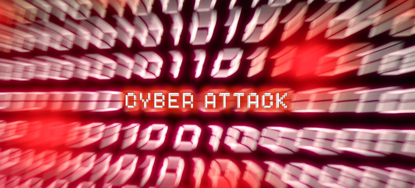 Binäre Zahlencodes bei Cyber Attack