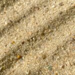Nahaufnahme Sand als Wärmespeicher