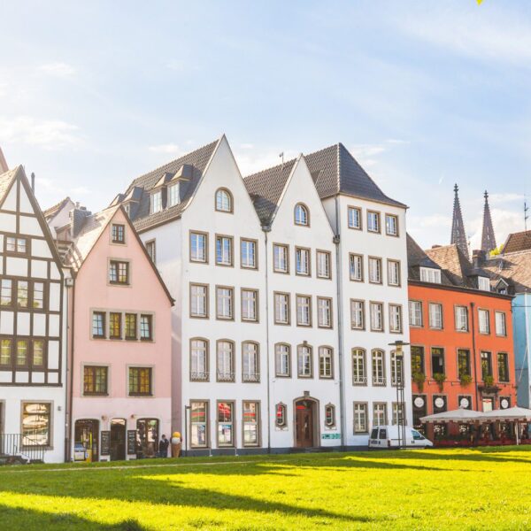 Häuserzeile in Köln