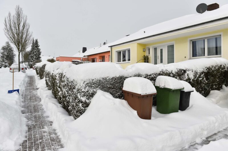 Entsorgungsprobleme im Winter