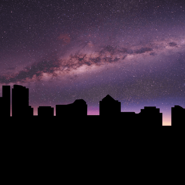 Blackout in einer Stadt