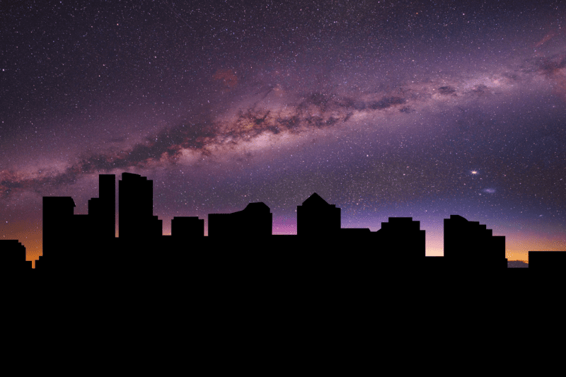 Blackout in einer Stadt