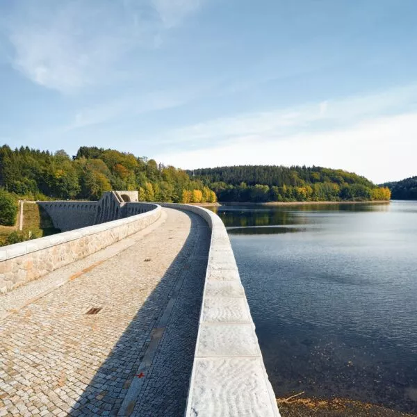 Wasserwirtschaft in Sachsen an Talsperre