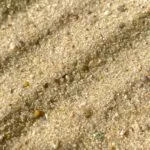 Nahaufnahme Sand als Wärmespeicher
